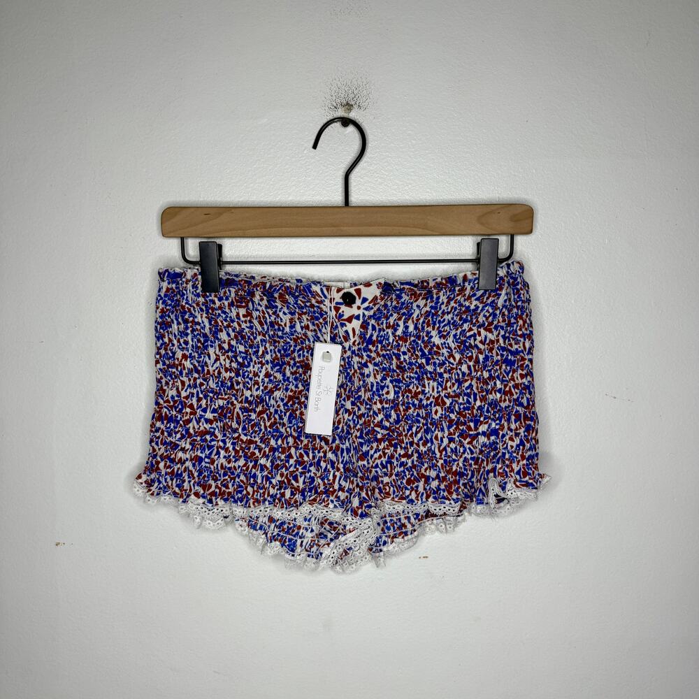 Poupette St. Barth 100% Silk One Size Bloomer Micro Mini Shorts NEW